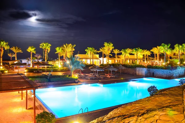 Egipto Sharm Sheikh Junio 2015 Exterior Del Nuevo Hotel Moderno — Foto de Stock