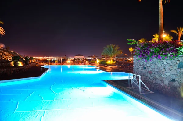 Hermoso Hotel Egipto Noche Árabe — Foto de Stock