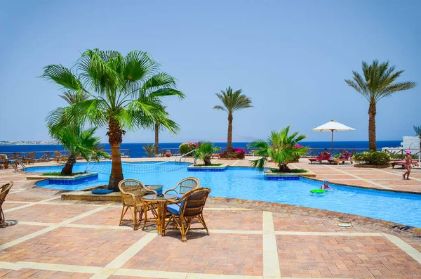 Egypte Sharm Sheikh Juin 2015 Extérieur Nouvel Hôtel Moderne — Photo