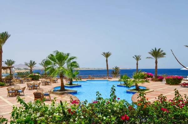 Egypte Sharm Sheikh Juin 2015 Extérieur Nouvel Hôtel Moderne — Photo