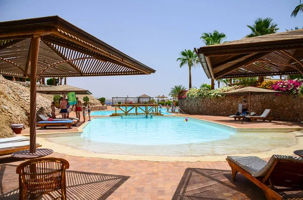 Egypte Sharm Sheikh Juin 2015 Extérieur Nouvel Hôtel Moderne — Photo