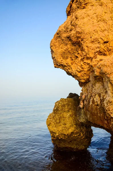 Rocas Orilla Del Mar Rojo Egipto — Foto de Stock