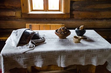 Belarus, Minsk - 10 Şubat 2016: Mimarlık Müzesi içinde