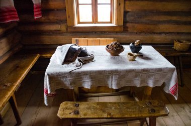 Belarus, Minsk - 10 Şubat 2016: Mimarlık Müzesi içinde