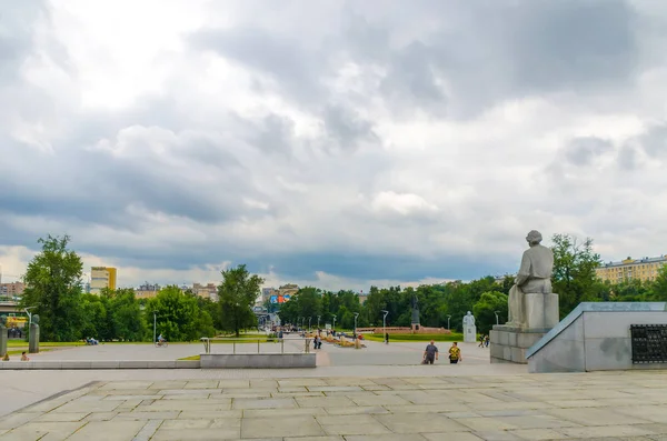 Росія Москва Липня 2016 Мешканців Міста Прийшла Подивитися Визначні Пам — стокове фото