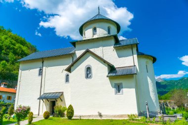  Tapınak Manastırı Moraca içinde kanyonlar Nehri'nin, Karadağ