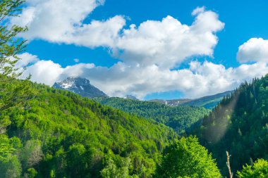 Peyzaj dağlar Komovi, Karadağ doğal görünümü