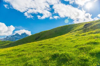 Peyzaj dağlar Komovi, Karadağ doğal görünümü