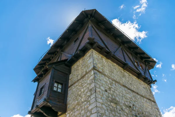 sturdy medieval defensive little tall tower