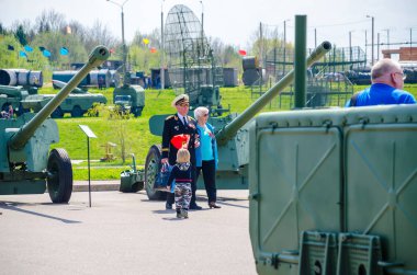 Belarus, Minsk - Mayıs 7,2016: olay tarihi ve kültürel merkezinde 
