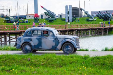 Belarus, Minsk - Mayıs 7,2016: olay tarihi ve kültürel merkezinde 
