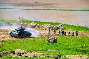 Belarus, Minsk - Mayıs 7,2016: olay tarihi ve kültürel merkezinde 