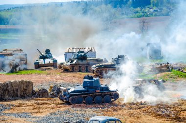 Belarus, Minsk - Mayıs 7,2016: olay tarihi ve kültürel merkezinde 