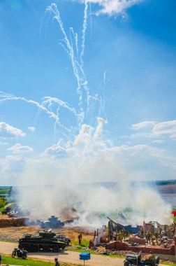 Belarus, Minsk - Mayıs 7,2016: olay tarihi ve kültürel merkezinde 