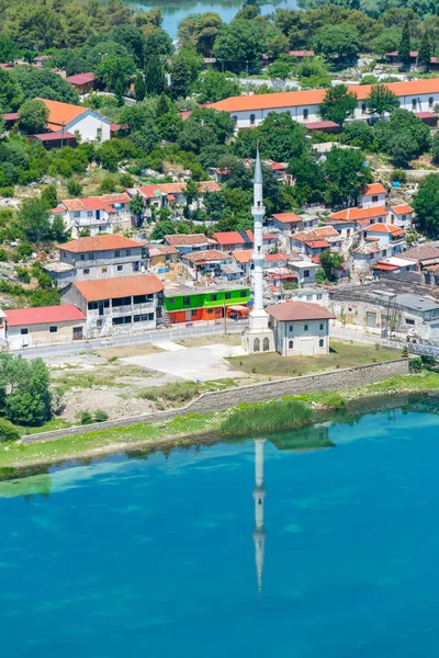 Vista Panoramica Dalla Fortezza Rosafa Albania Shkoder — Foto Stock