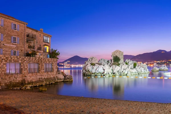 Picturesque Island Cozy Village Shore Adriatic Sea — Stock Photo, Image