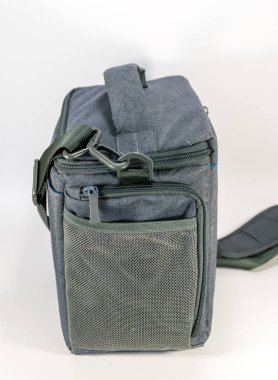 Gri çanta kemer kamera ve aksesuarları için