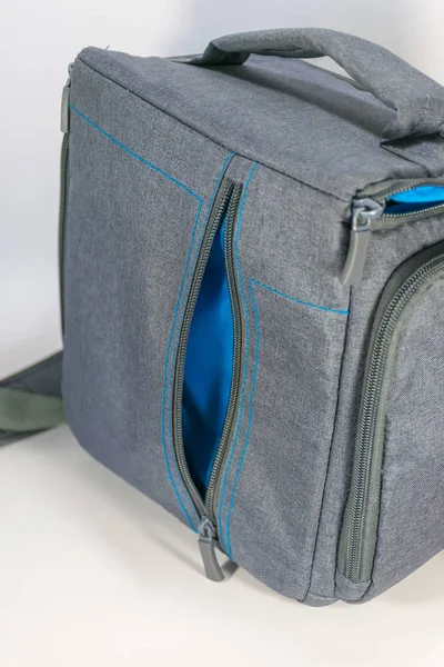 Gri çanta kemer kamera ve aksesuarları için