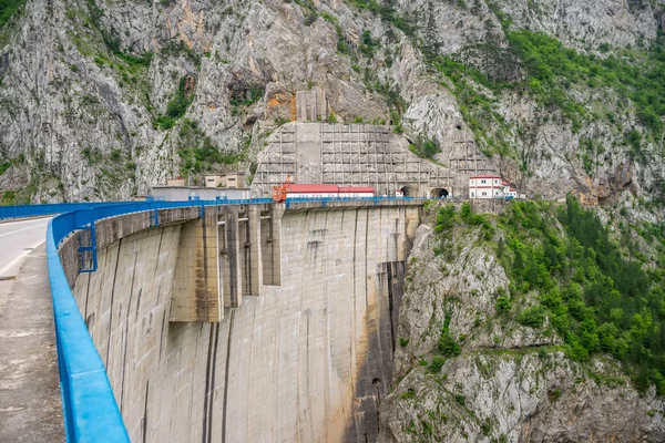 Grand Barrage Mratine Dans Nord Monténégro Pendant Journée — Photo