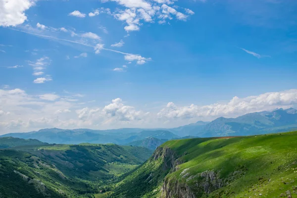 Pittoresk Utsikt Över Höga Berg Norr Montenegro Nationalparken Durmitor — Stockfoto