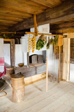 Belarus, Minsk - 10 Şubat 2016: Mimarlık Müzesi içinde