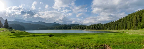 Herrlicher Schwarzer See Nationalpark Durmitor Norden Montenegros — Stockfoto