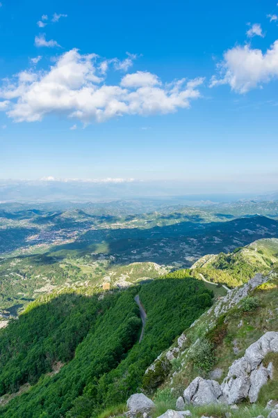 Vyhlídkový Pohled Vrchol Vysoké Hory — Stock fotografie