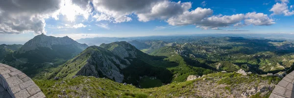 Scenic view point on top of high mountain.