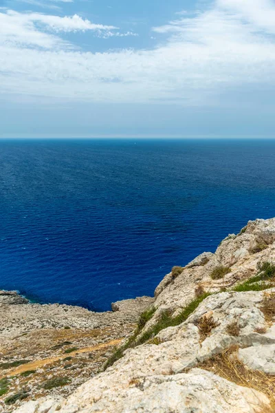 Vistas Pitorescas Topo Montanha Costa Mediterrâneo — Fotografia de Stock