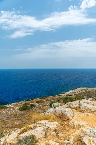 Vistas Pitorescas Topo Montanha Costa Mediterrâneo — Fotografia de Stock