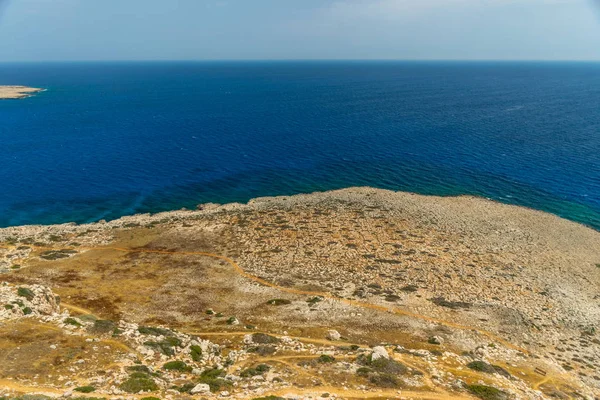 山頂から地中海沿岸の美しい景色 — ストック写真