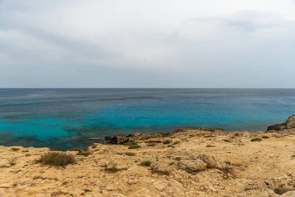 Baía Pitoresca Acolhedora Nas Margens Mar Mediterrâneo — Fotografia de Stock