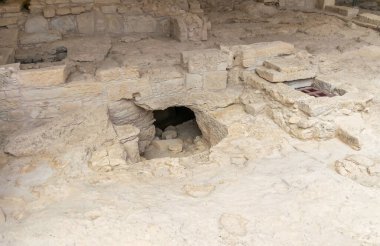 Mısır 'da taş bir çöl.