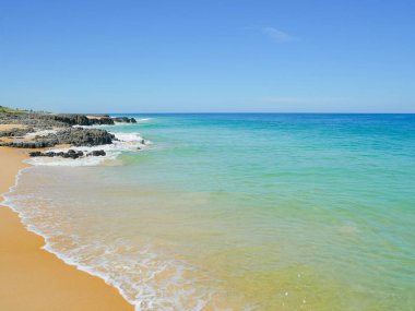 Bunbury, Batı Avustralya güneşli bir günde güzel kumsalda