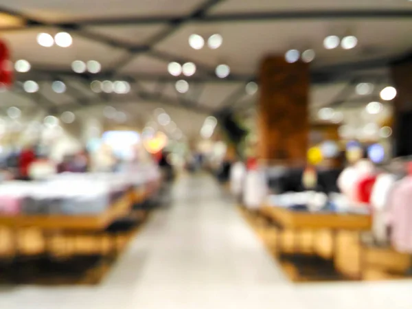 Centro Comercial Decorativo Colorido Desfocado Com Luz Bokeh — Fotografia de Stock