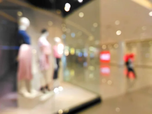 Blurred Mannequins Clothing Shop Shopping Mall — Stock Photo, Image