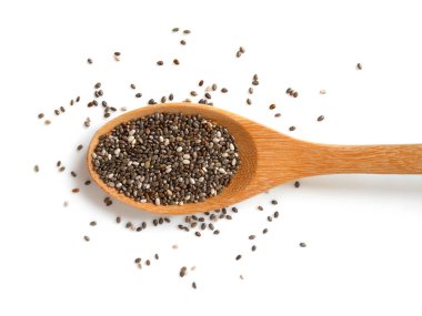 tahta kaşık Chia tohum