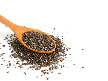 tahta kaşık Chia tohum 