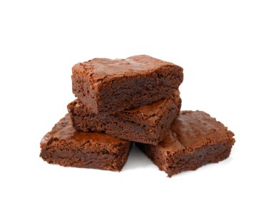 Ev yapımı çikolatalı kek yığını 