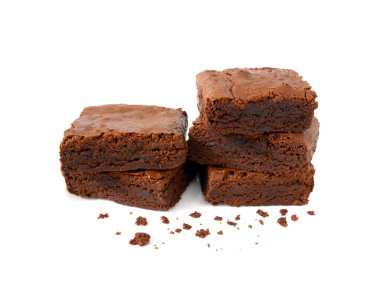 Ev yapımı çikolatalı kek yığını 