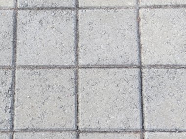 Close-up çimento blok kaldırım kare desen ile yeni değil.