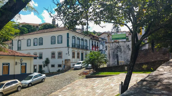 Marzo 2016 Ciudad Histórica Ouro Preto Minas Gerais Brasil Pendiente — Foto de Stock