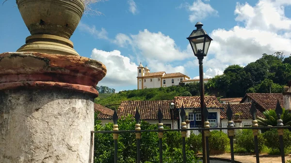 Marzo 2016 Ciudad Histórica Ouro Preto Minas Gerais Brasil Jardín — Foto de Stock