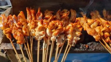 soba üzerinde ızgara tavuk.