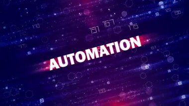 Otomasyon teknolojisi arka planı Yeni Biçim