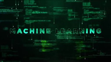 Model Hologram Video 02 'de Makine Öğrenme Sözcüğü