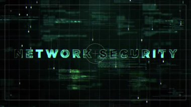 Ağ Güvenliği Arızası HUD Uydu Biçimli Hologram Video