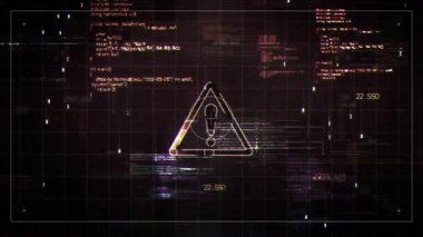 Uyarı Arızası HUD Uydu Biçimli Hologram Videosu