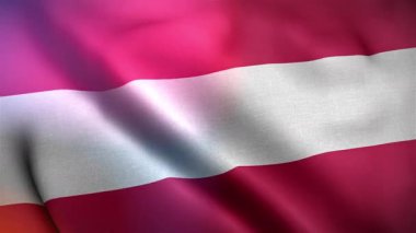 Avusturya Rüzgarda Dalgalı Bayrak Yavaş Harekette Resmi Bayrak Sallıyor