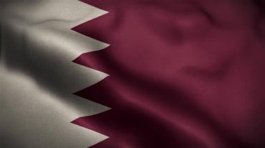 Rüzgardaki Bahreyn Dalgalı Bayrağı